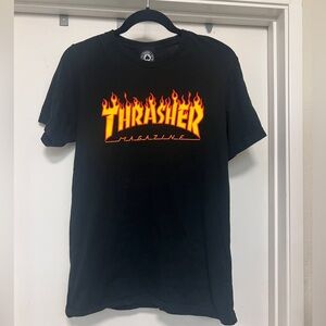 Thrasher magazine flame tshirt - size M